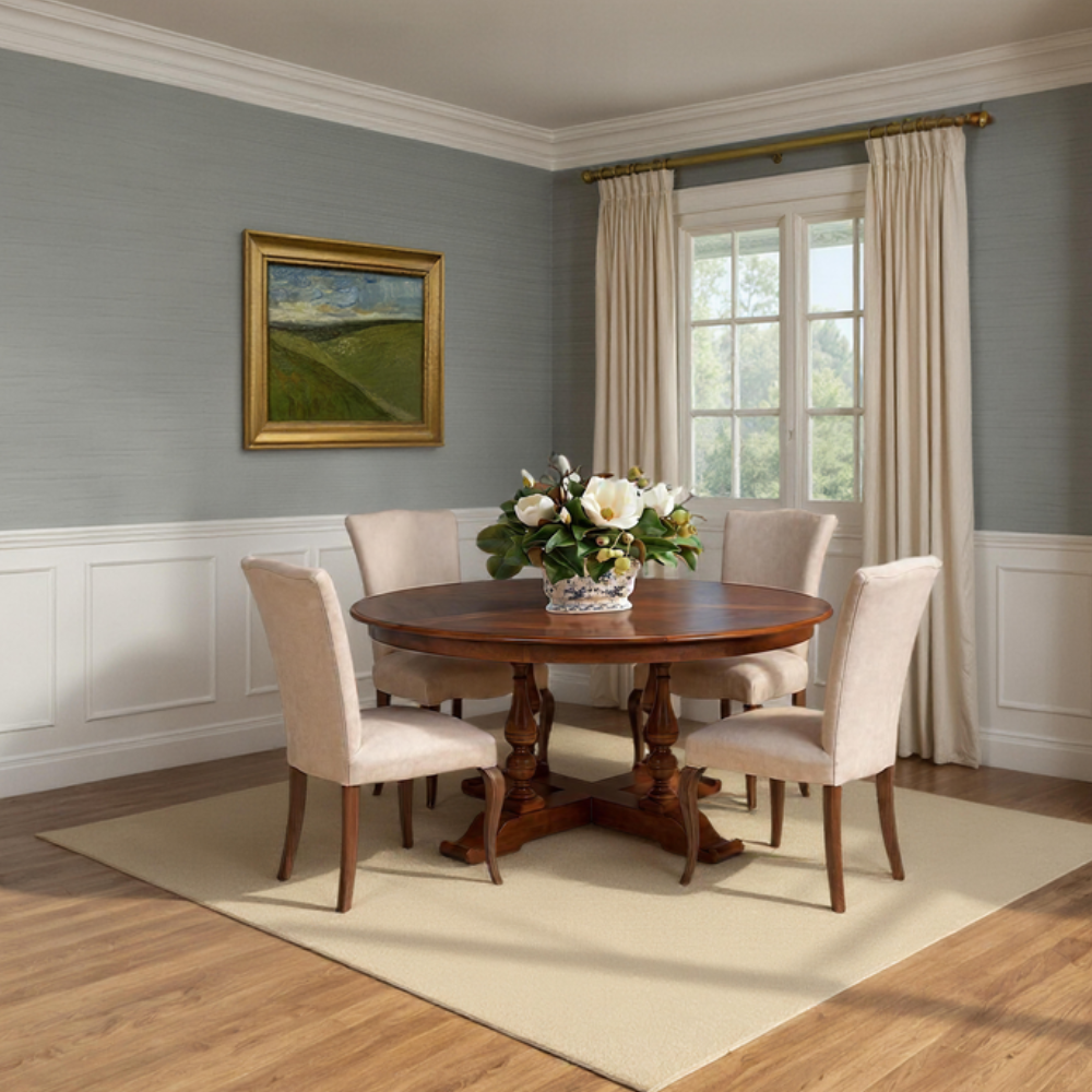 Golden Walnut Jupe Dining Table
