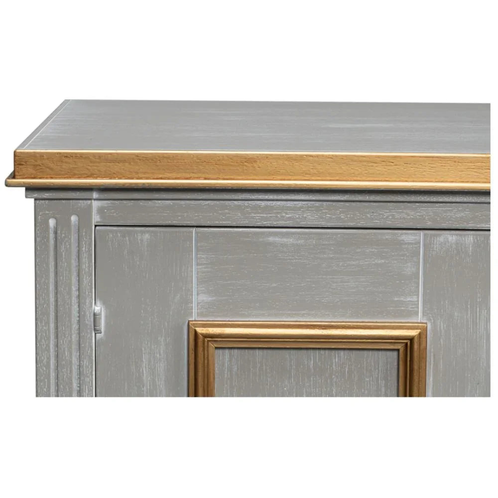 Gray and Gold Louis Buffet