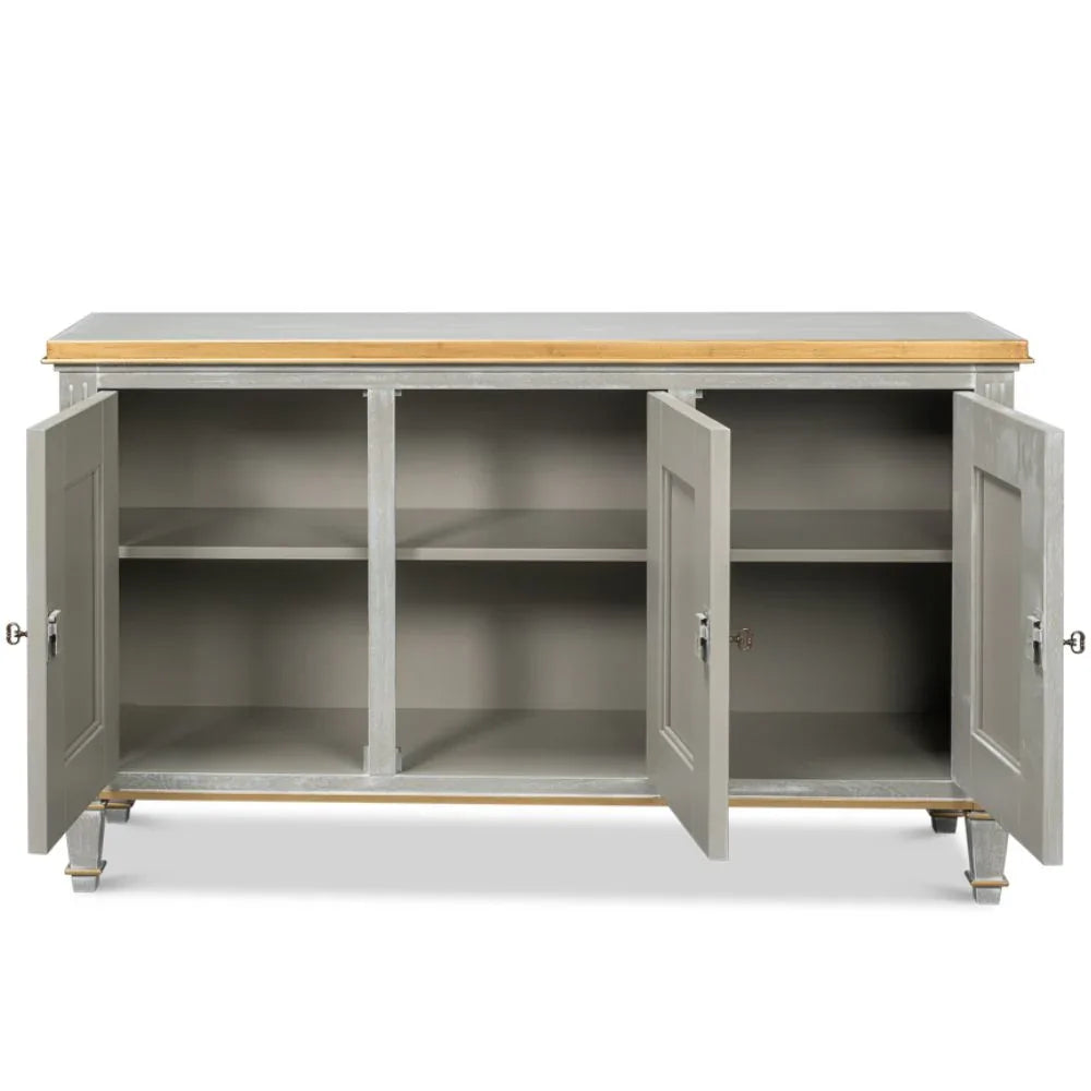 Gray and Gold Louis Buffet