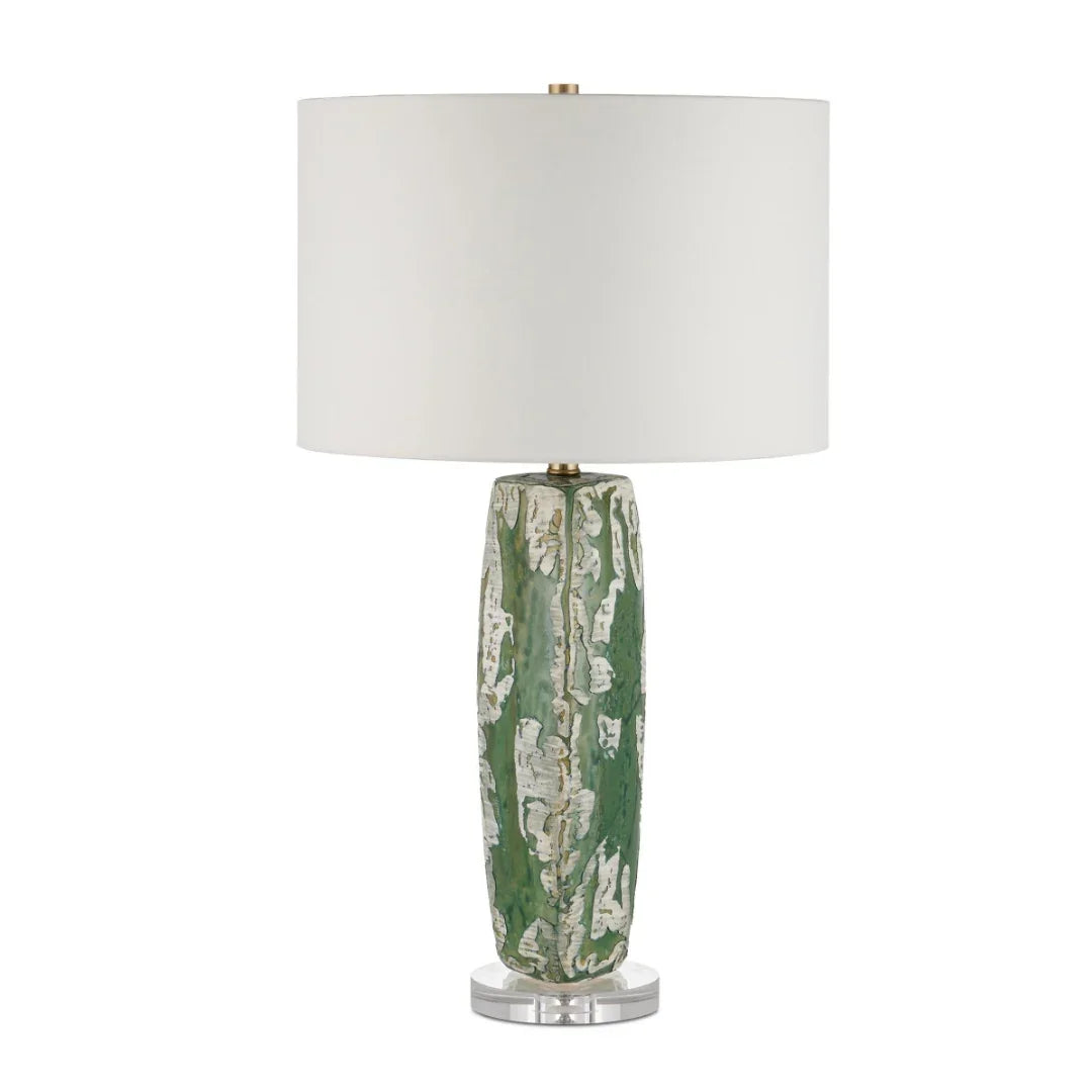 Green Smoke Ceramic Table Lamp