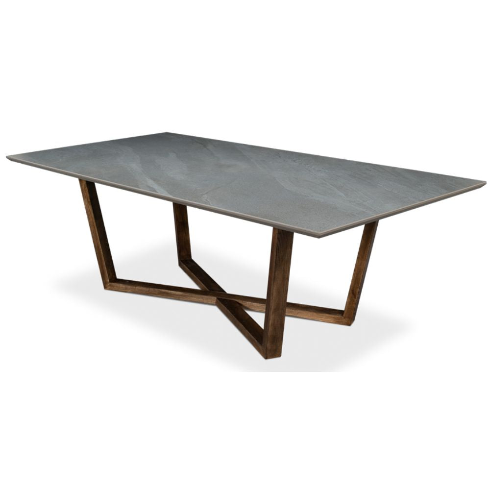 Grey Porcelain Dining Table