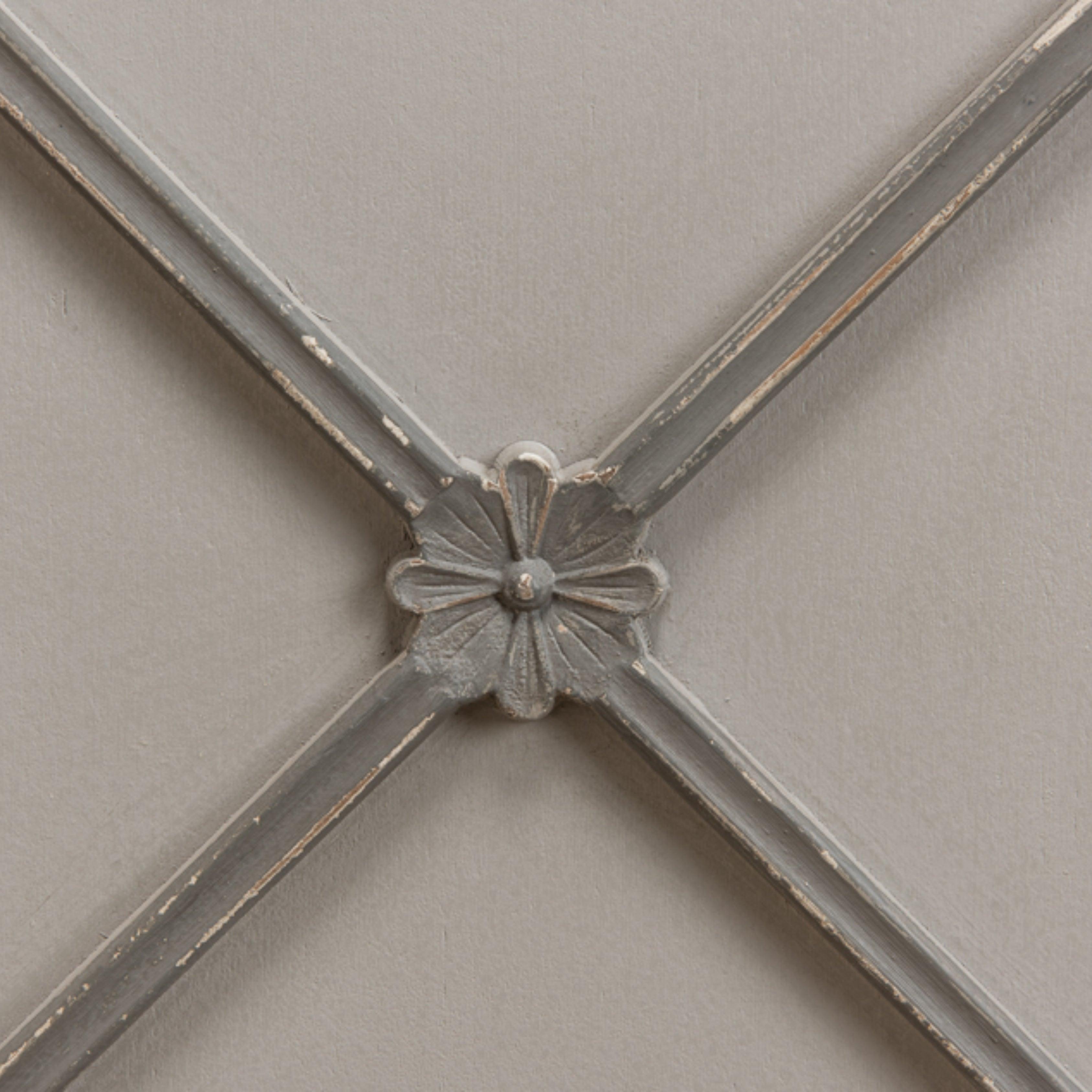 Grey and Gold Trimmed Directoire Cabinet