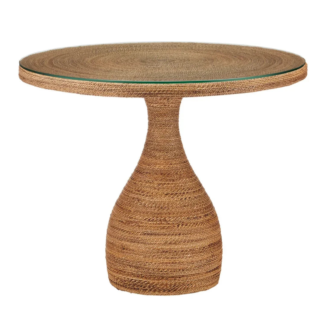 Handwoven Abaca Rope Bistro Table