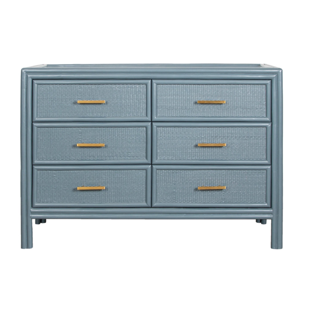 Handwoven Cane Rattan Dresser