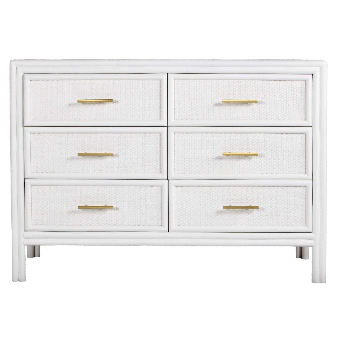 Handwoven Cane Rattan Dresser