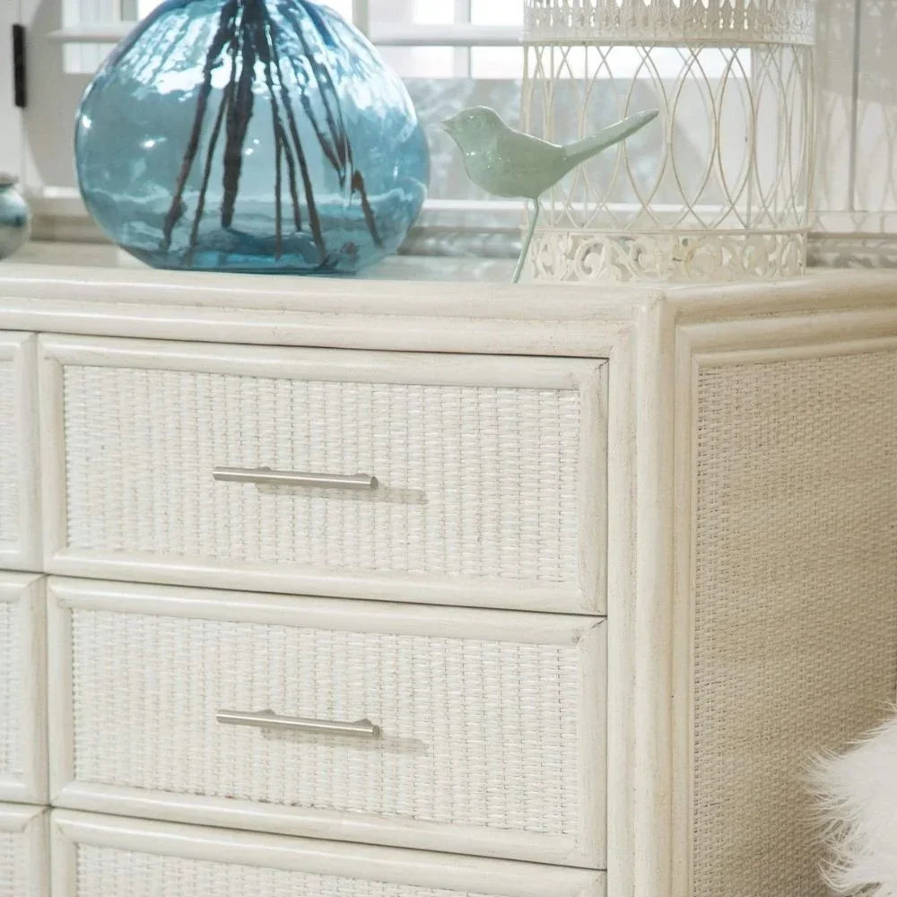 Handwoven Cane Rattan Dresser