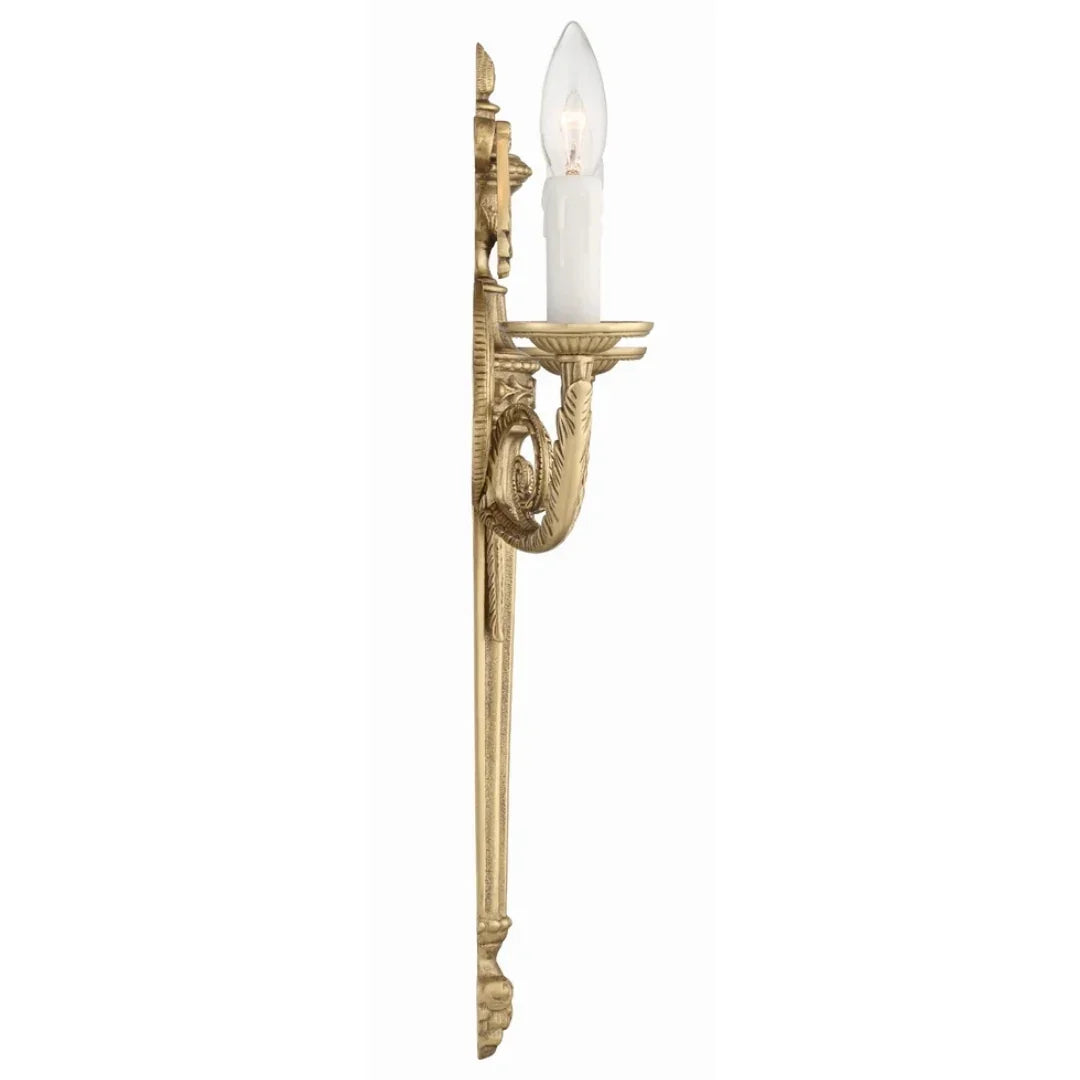 Heritage Brass Two Arm Candle Wall Sconce