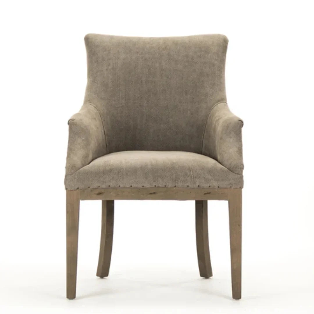 Provence Chenille Deconstructed Dining Arm Chair
