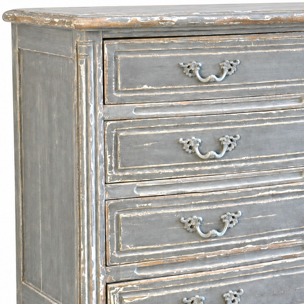 Heritage Distressed Gray French Chest