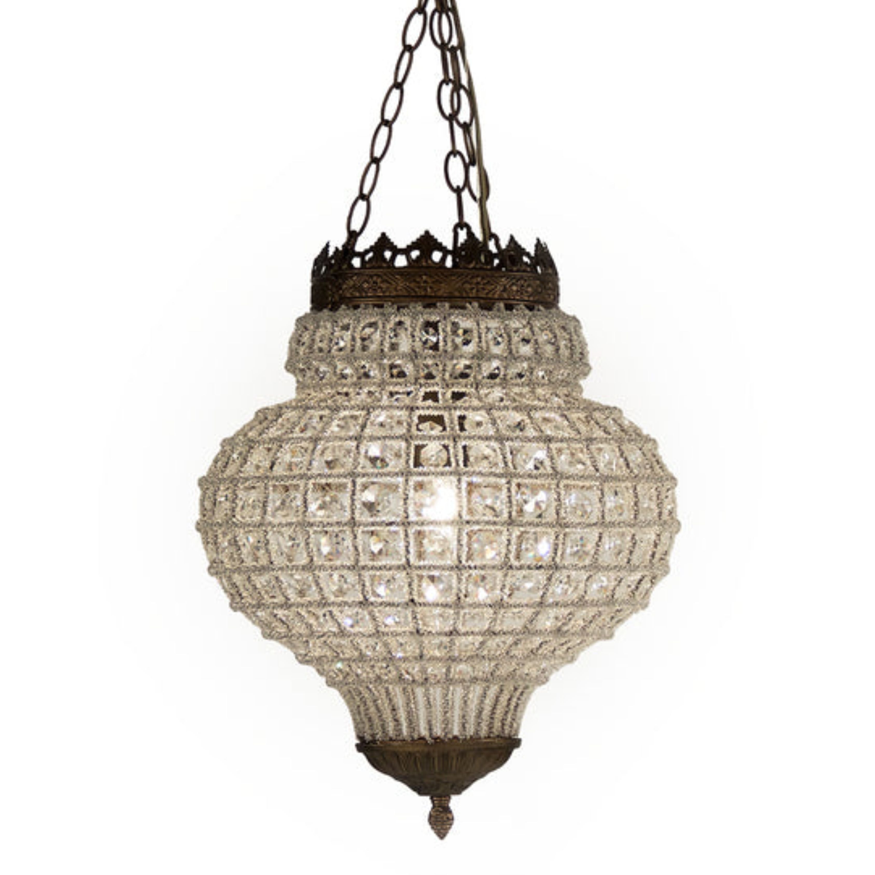 Imperial Crystal Orb Pendant Light