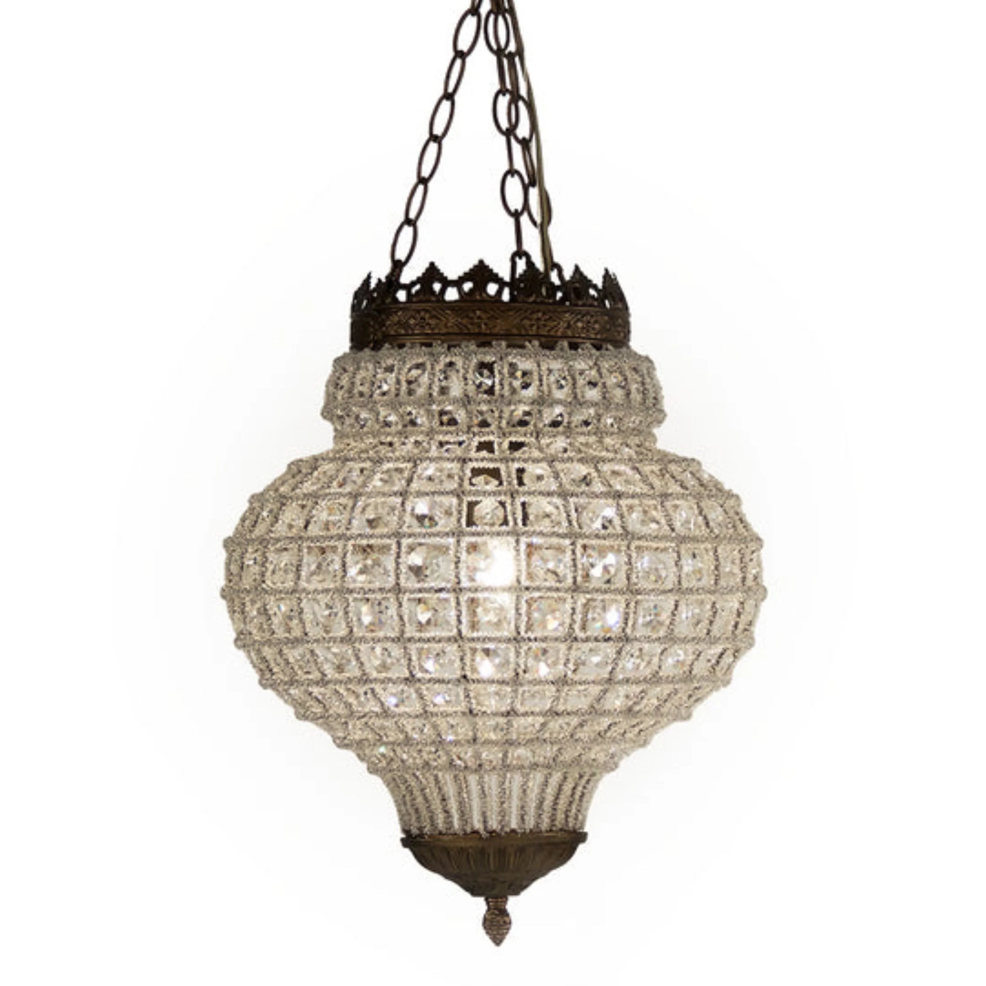 Imperial Crystal Orb Pendant Light