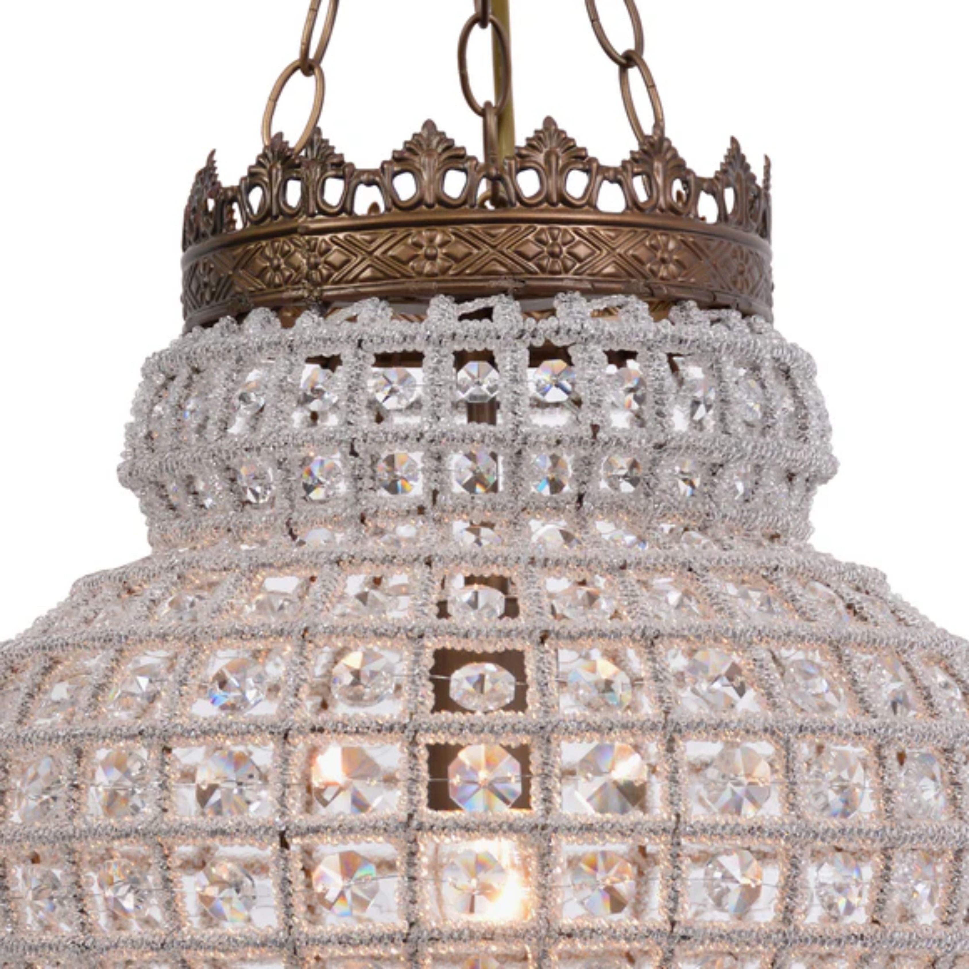 Imperial Crystal Orb Pendant Light