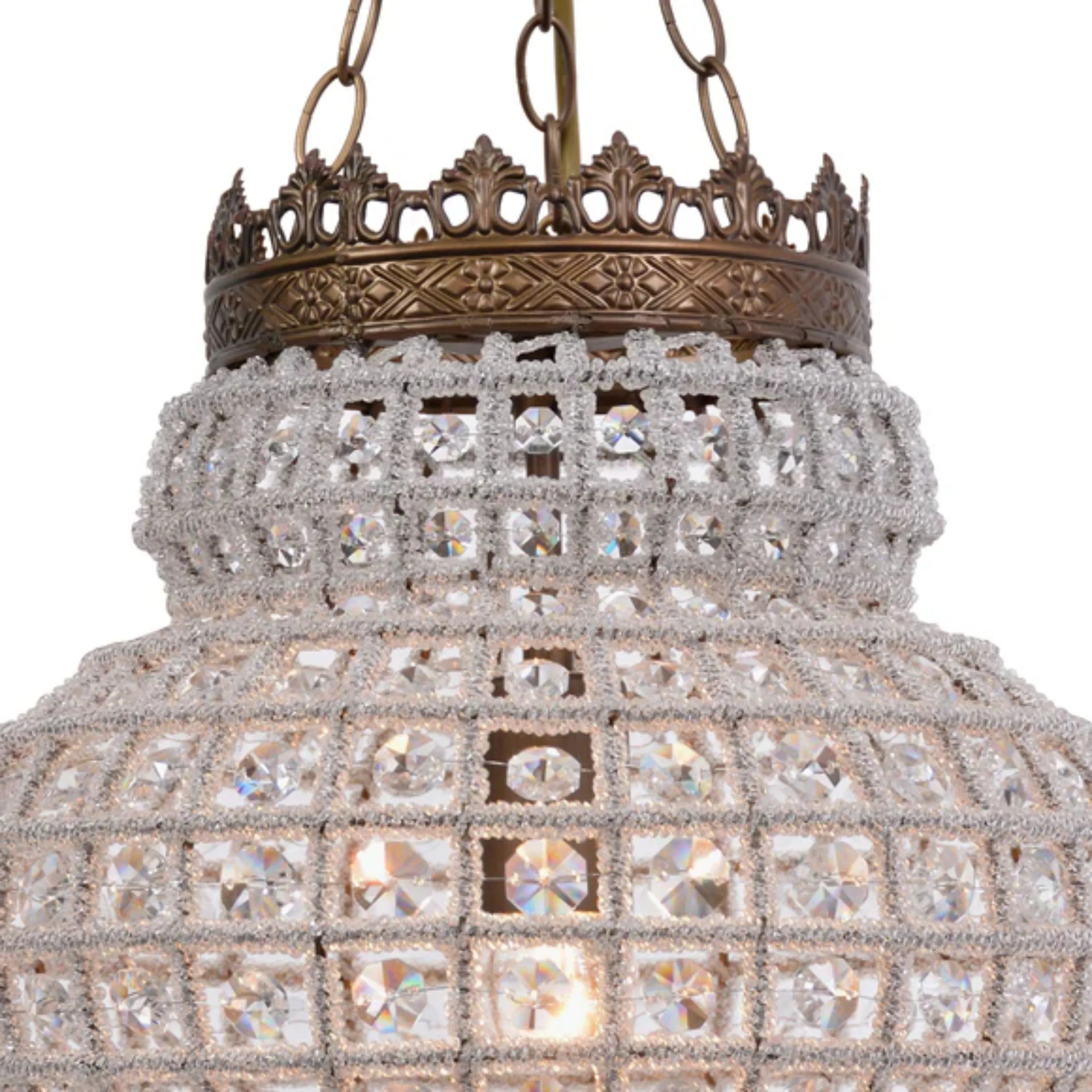 Imperial Crystal Orb Pendant Light