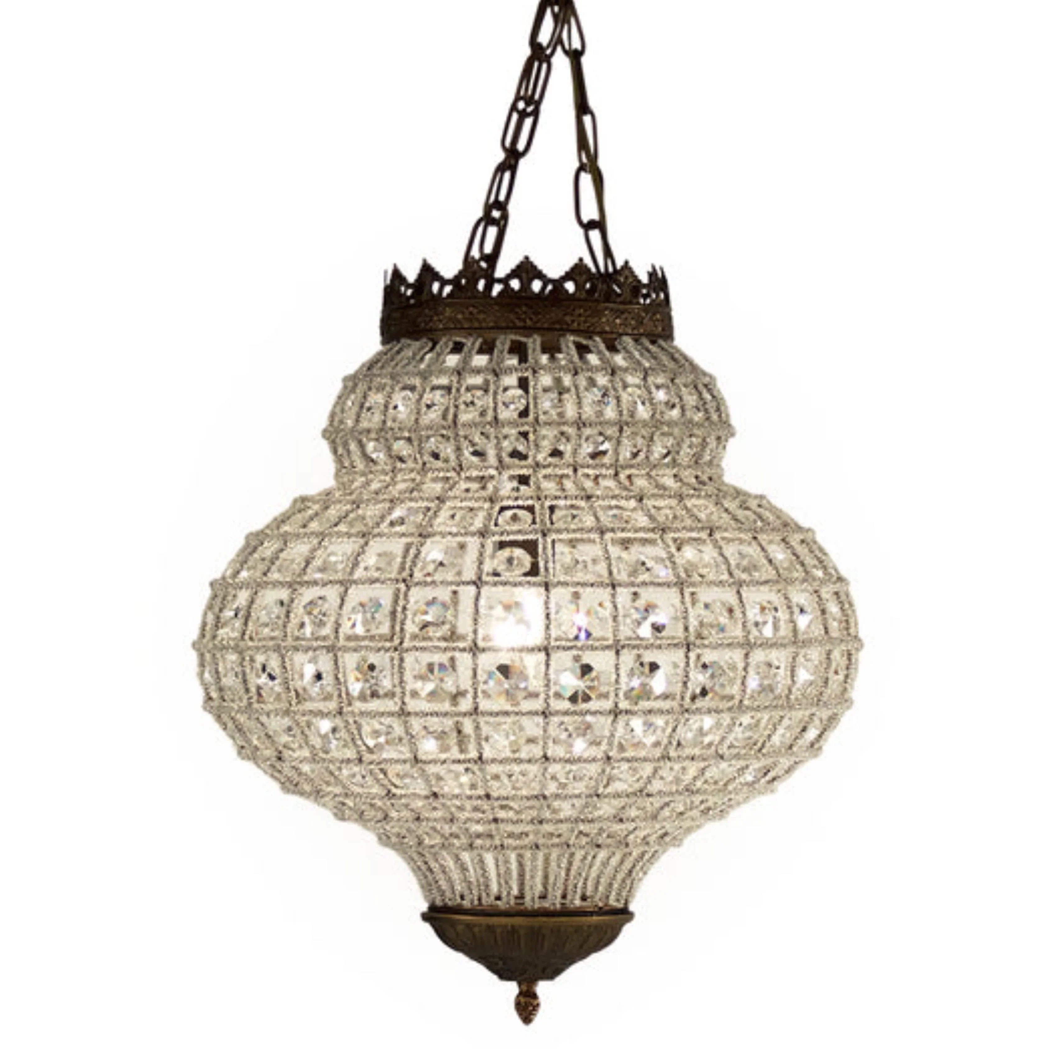 Imperial Crystal Orb Pendant Light