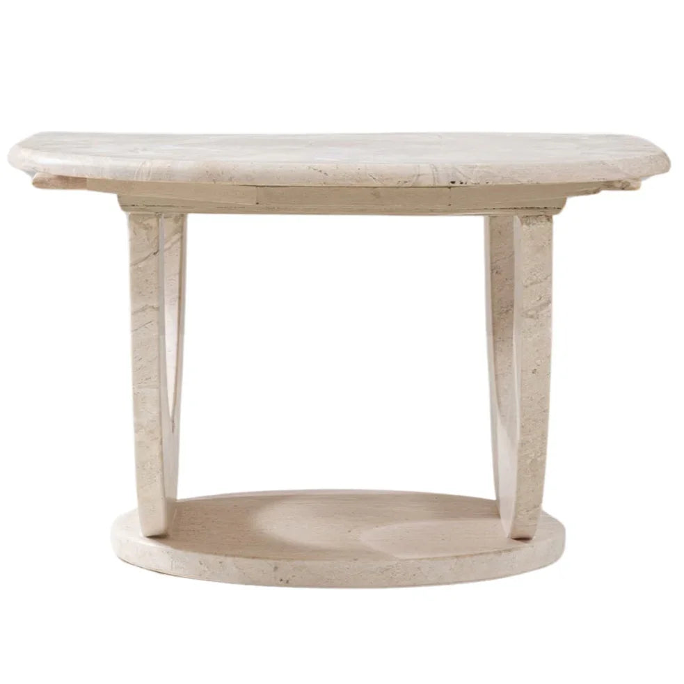 Vintage Italian Travertine Coffee Table, Circa 1950