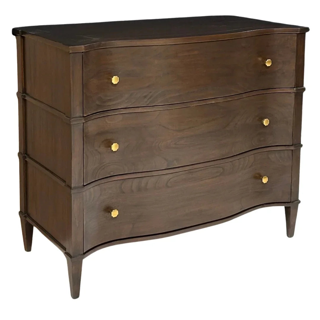 French Stained Serpentine Chest