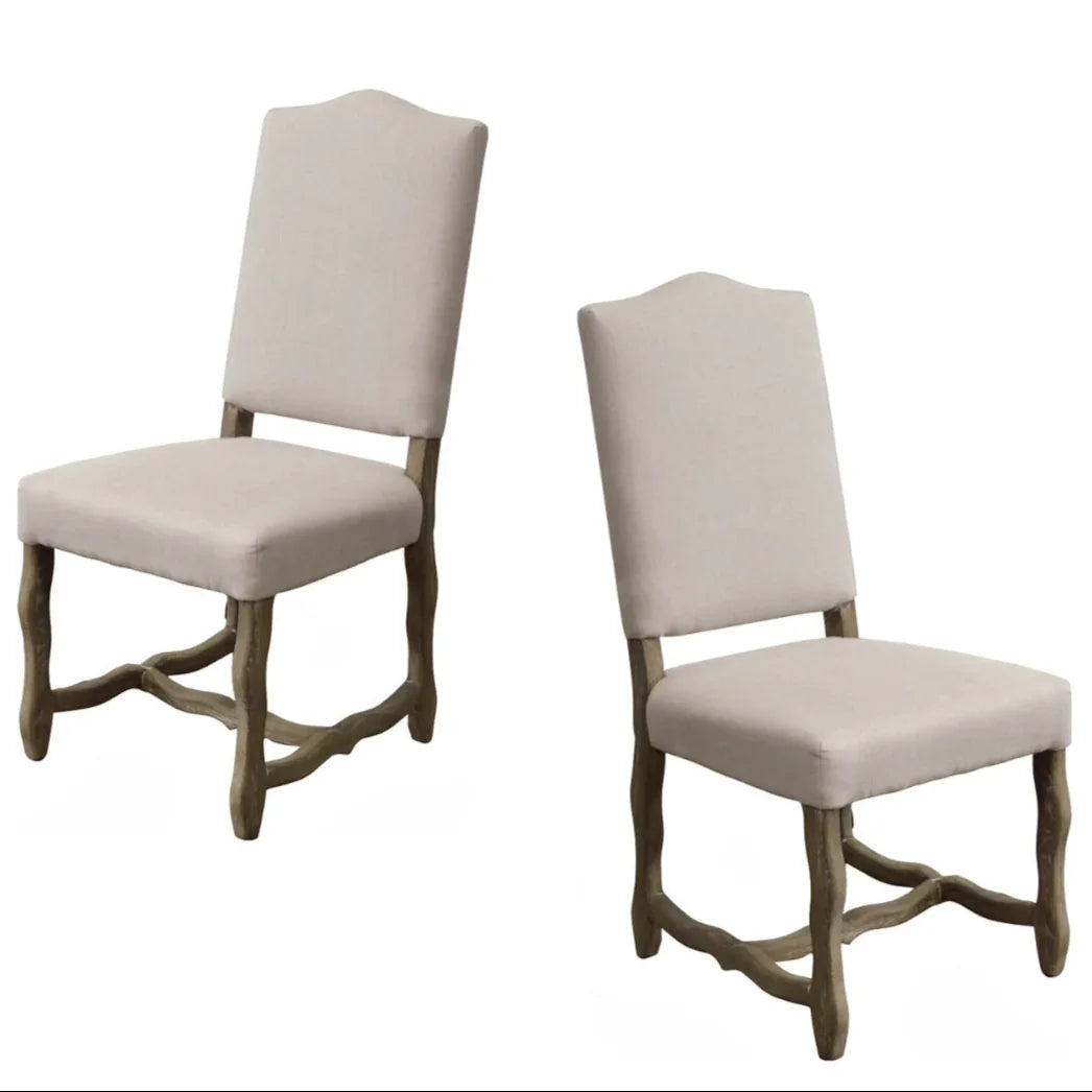 Country French Camelback Dining Chair