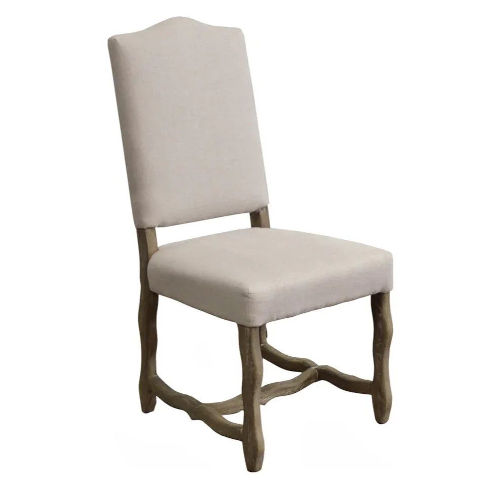 Country French Camelback Dining Chair