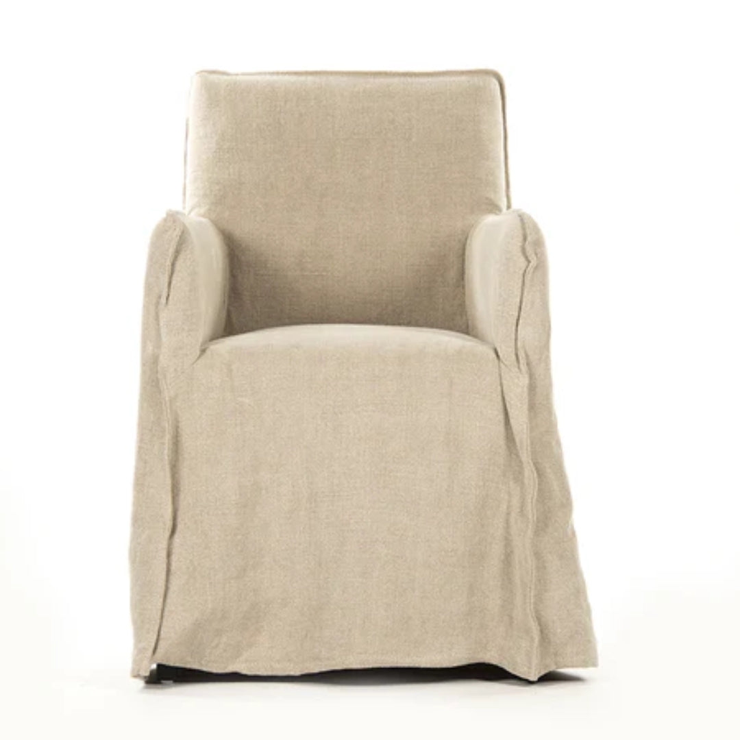 Linen Slipcovered Dining Chair