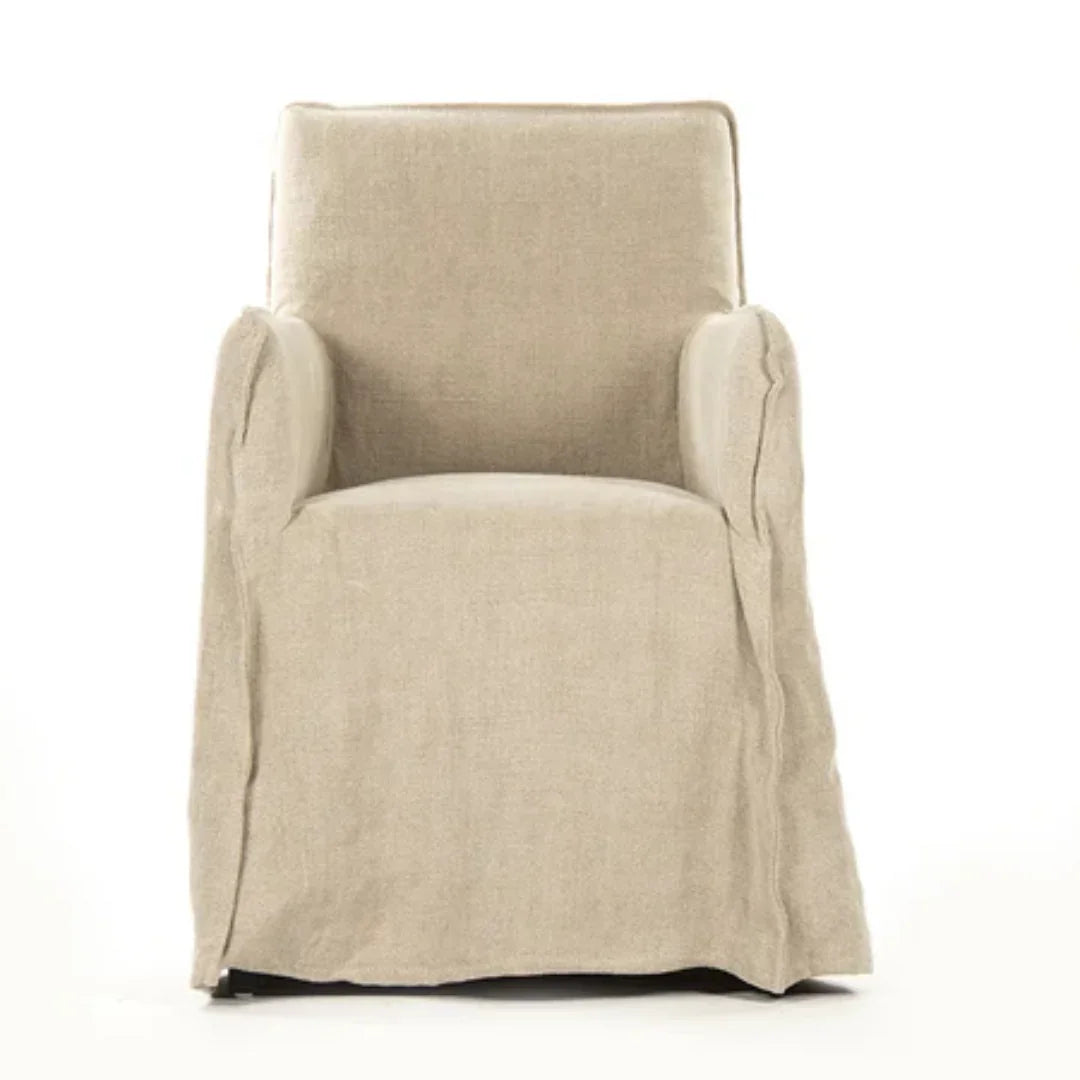 Linen Slipcovered Dining Chair