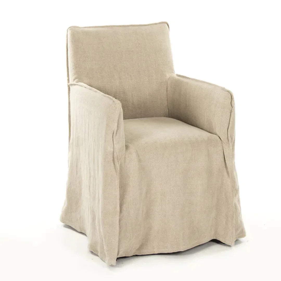 Linen Slipcovered Dining Chair