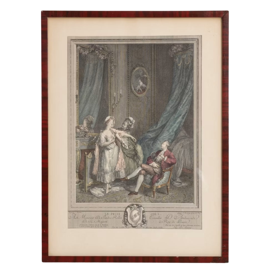 L'Heureux Moment & Le Petit Jour French Engraving Set, circa 1910