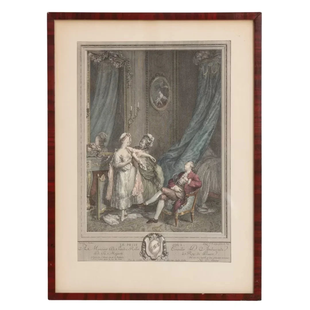L'Heureux Moment & Le Petit Jour French Engraving Set, circa 1910