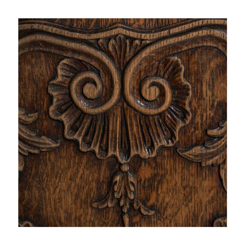 Louis XV Arched Oak Vitrine Cabinet, Circa 1820