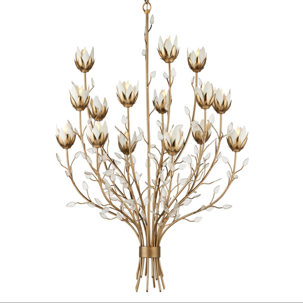 Magnolia Blossom Grand Chandelier