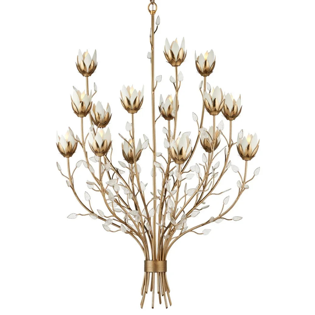 Magnolia Blossom Grand Chandelier