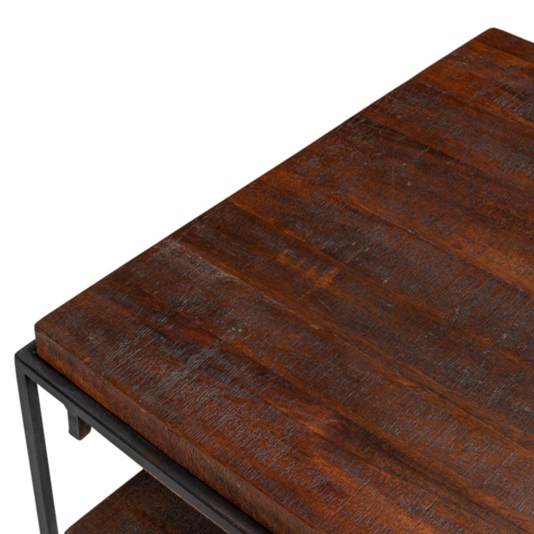 Industrial Force Wood and Iron Desk