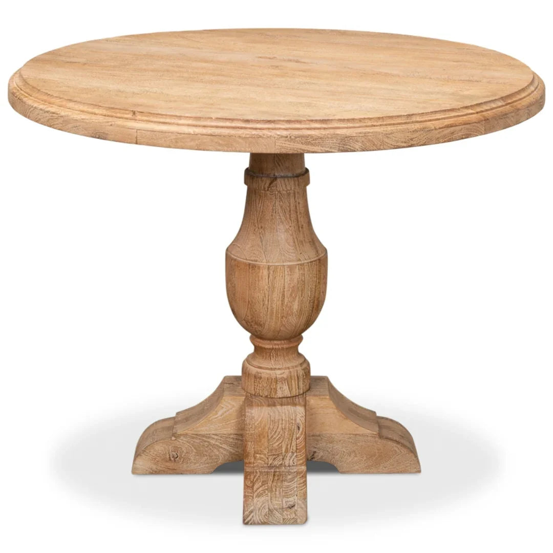 Mango Wood Pedestal Table
