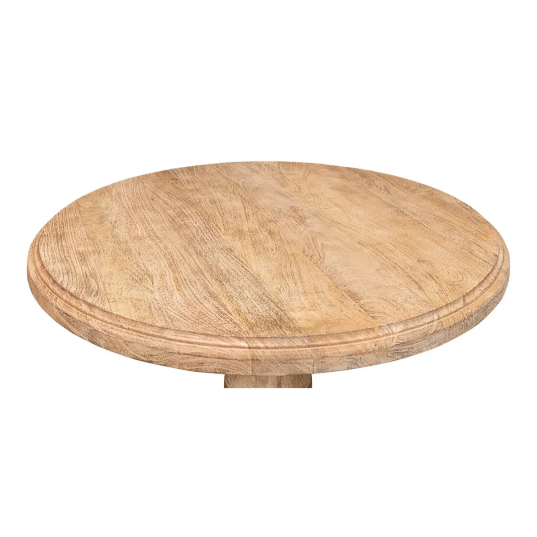 Mango Wood Pedestal Table