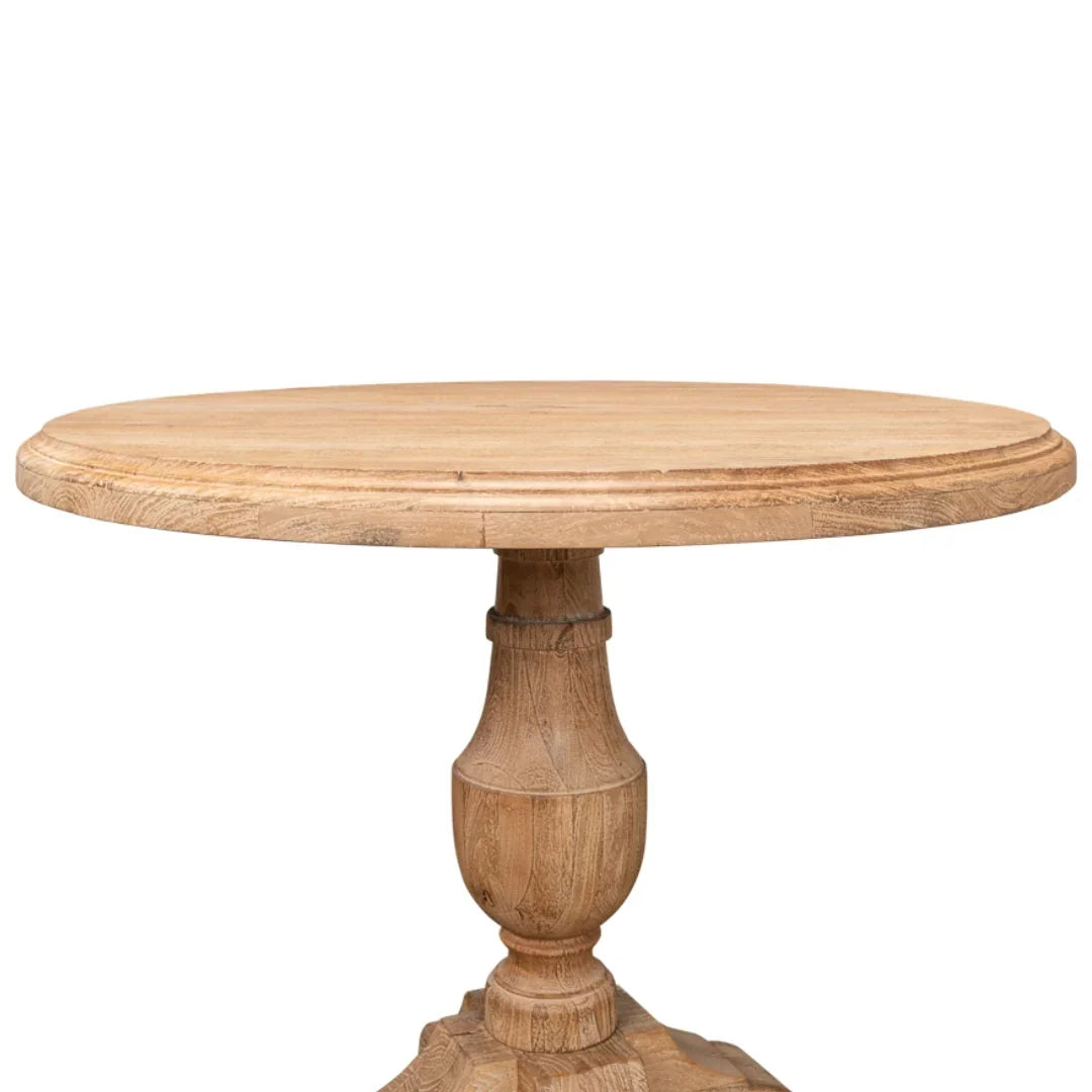 Mango Wood Pedestal Table