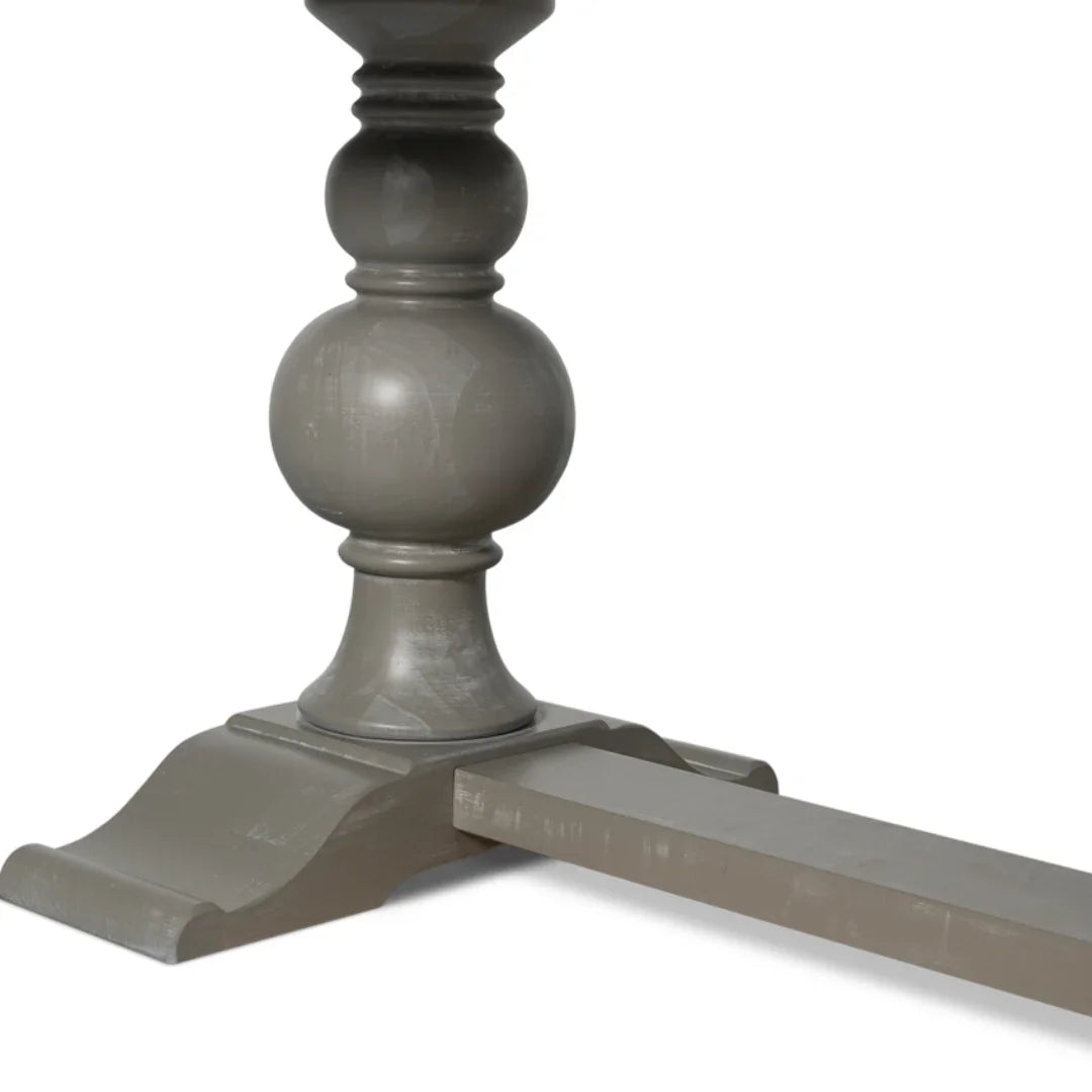 Marbleized Porcelain Top Dining Table