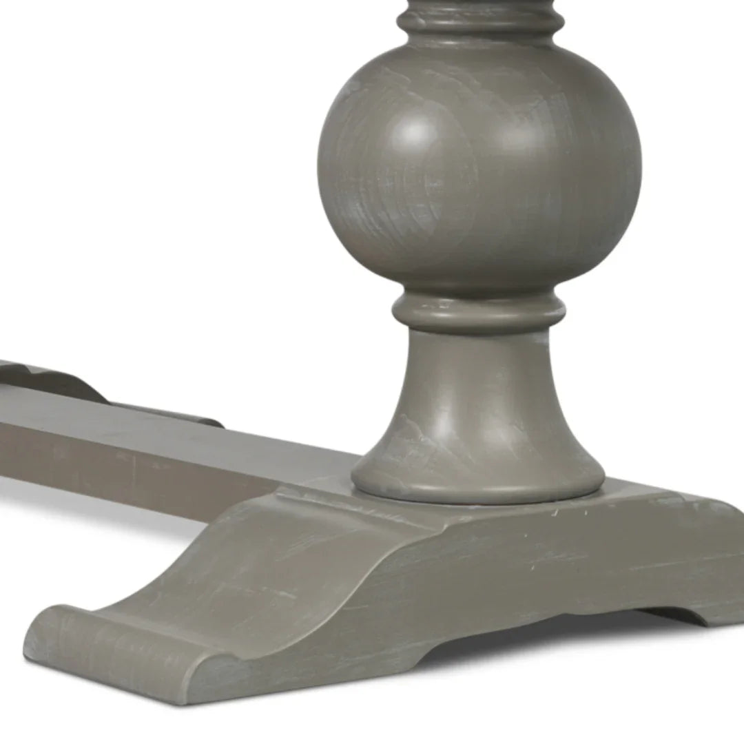 Marbleized Porcelain Top Dining Table