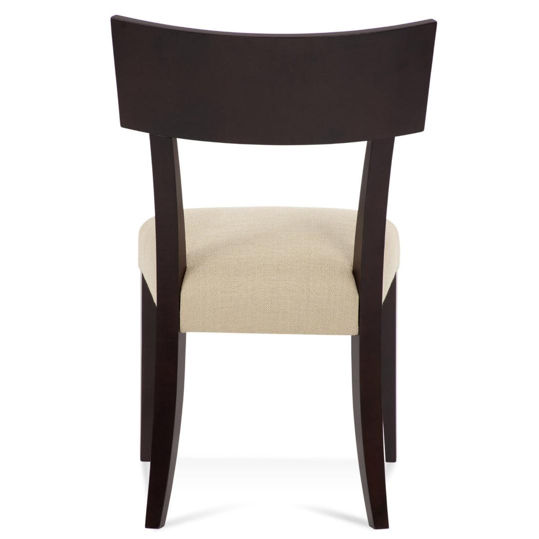 Mid-Century Klismos Upholstered Side Chair