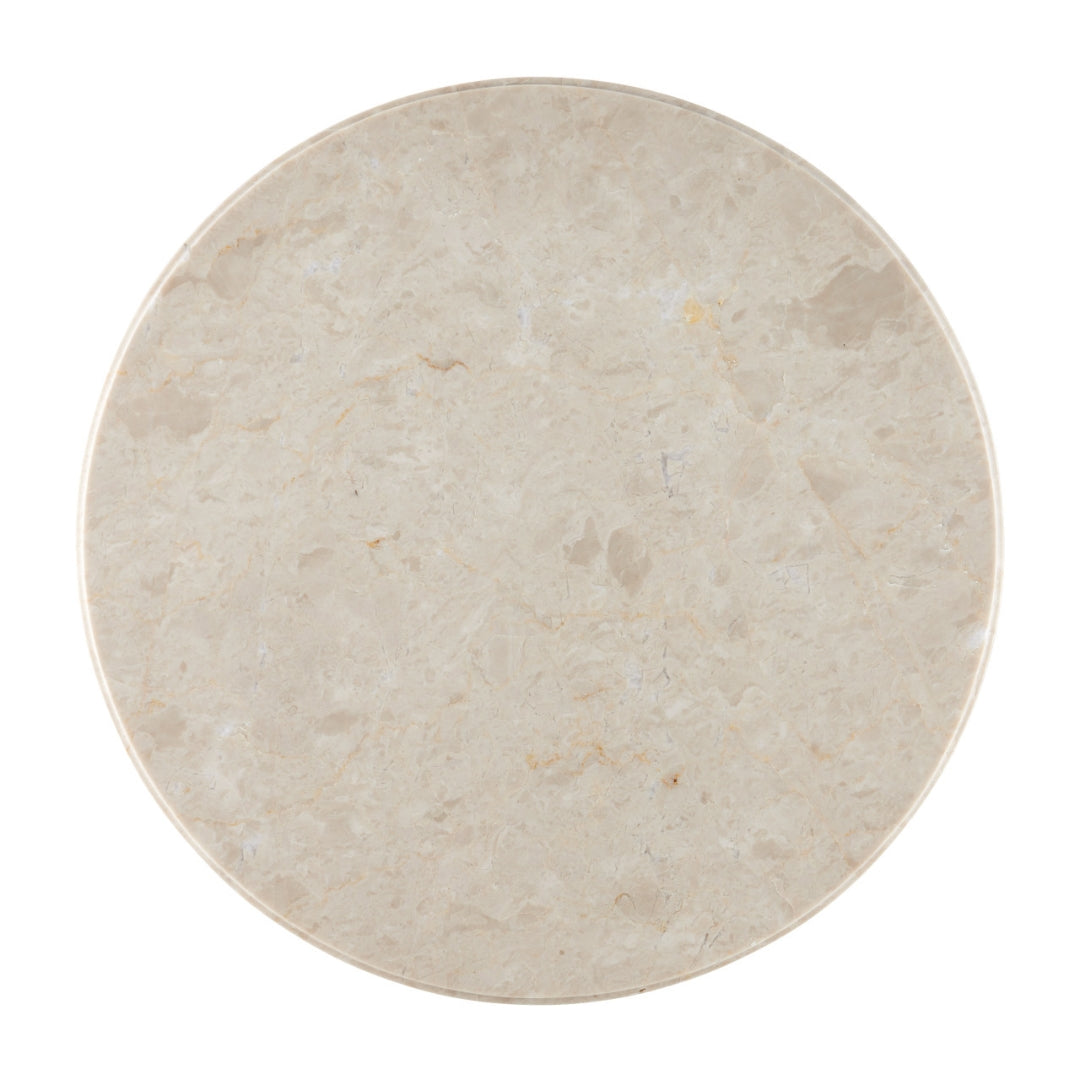 Sculptural Marble Accent Table