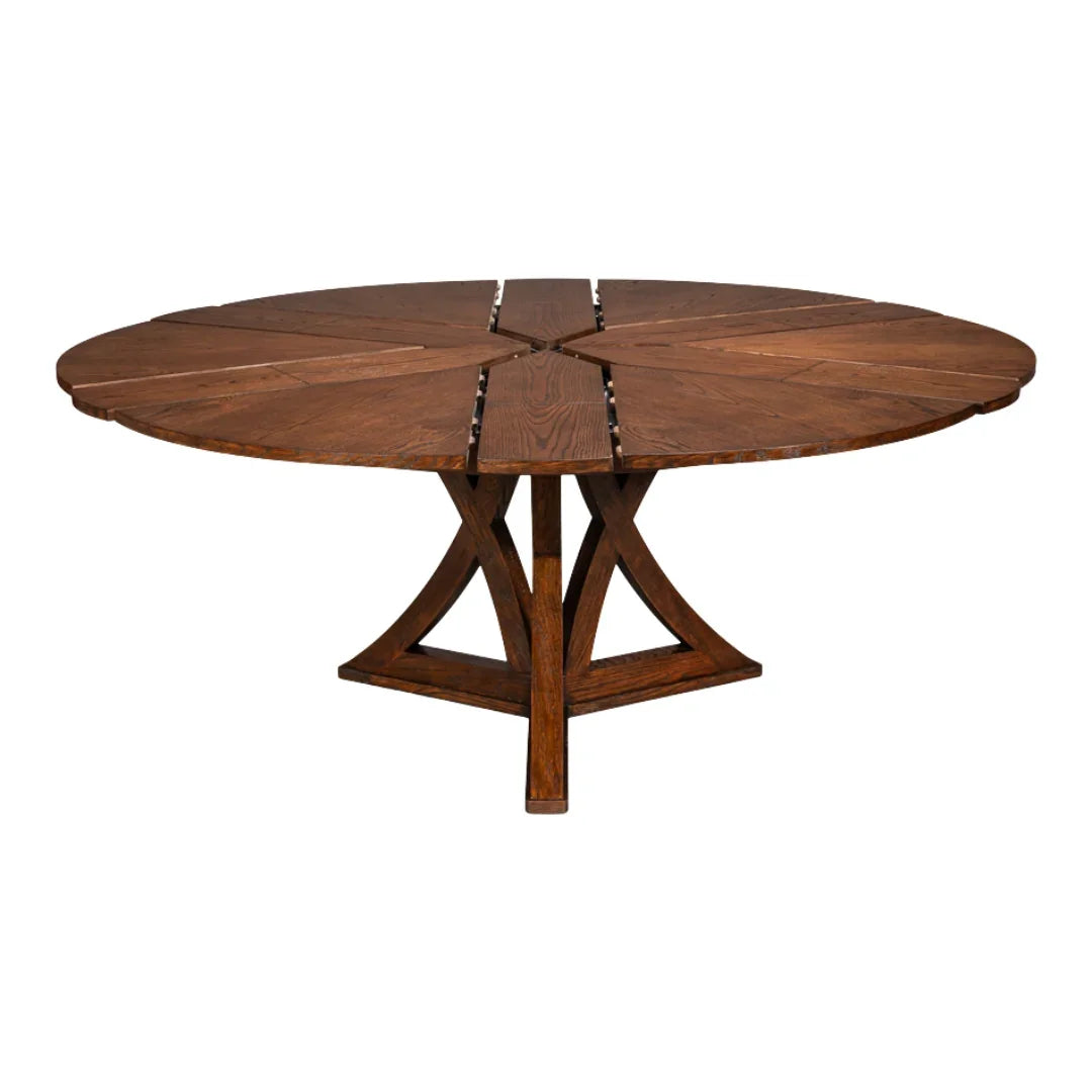 Dark Walnut Casual Jupe Dining Table