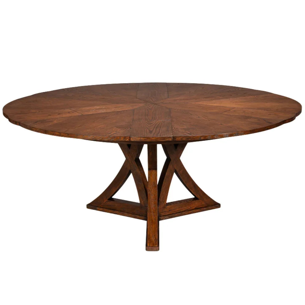 Dark Walnut Casual Jupe Dining Table