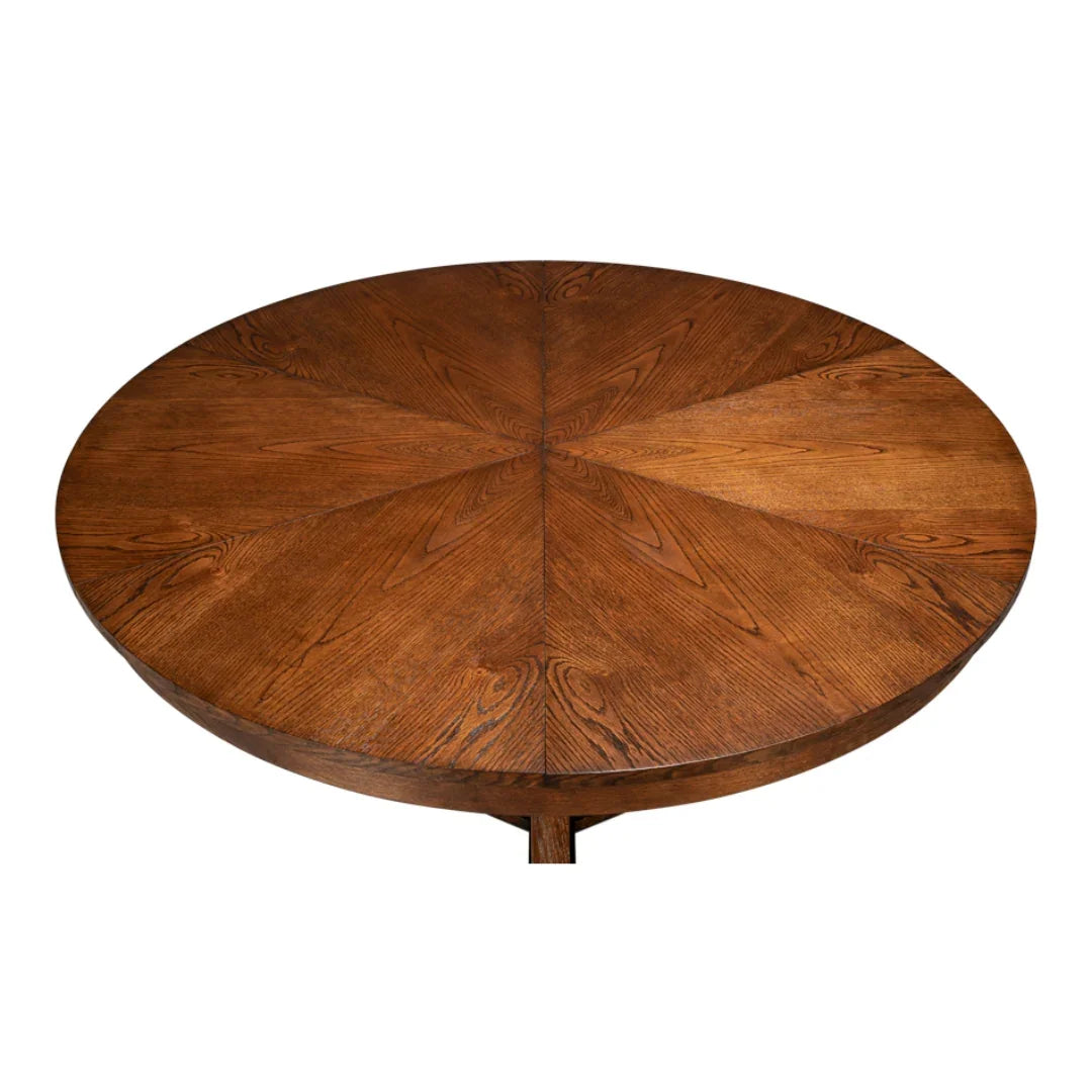Dark Walnut Casual Jupe Dining Table