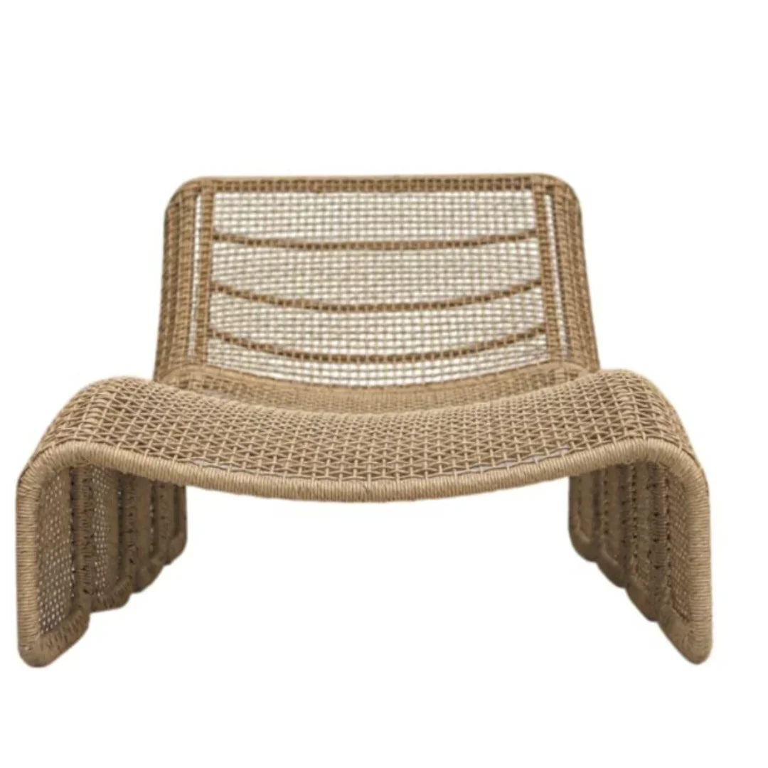Modern Outdoor Woven Lounger