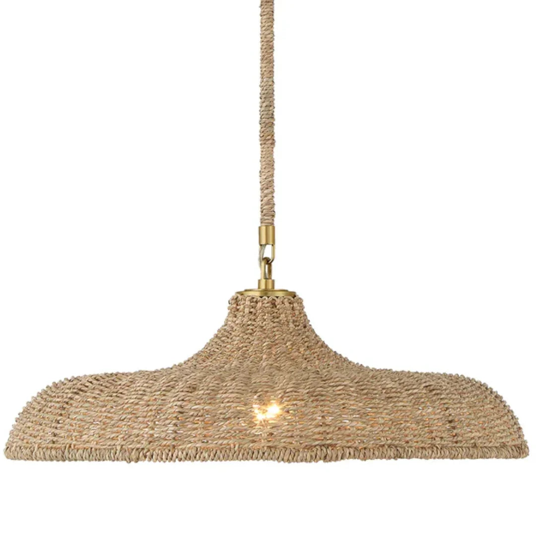 Natural Rattan Shade Pendant