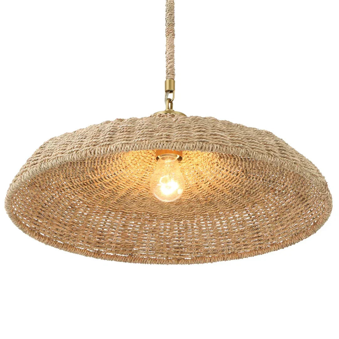 Natural Rattan Shade Pendant