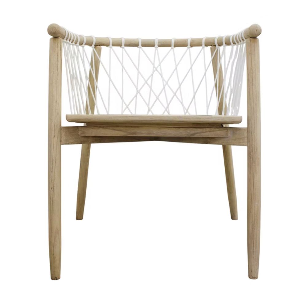 Natural Coastal Wrapped Dining Chair