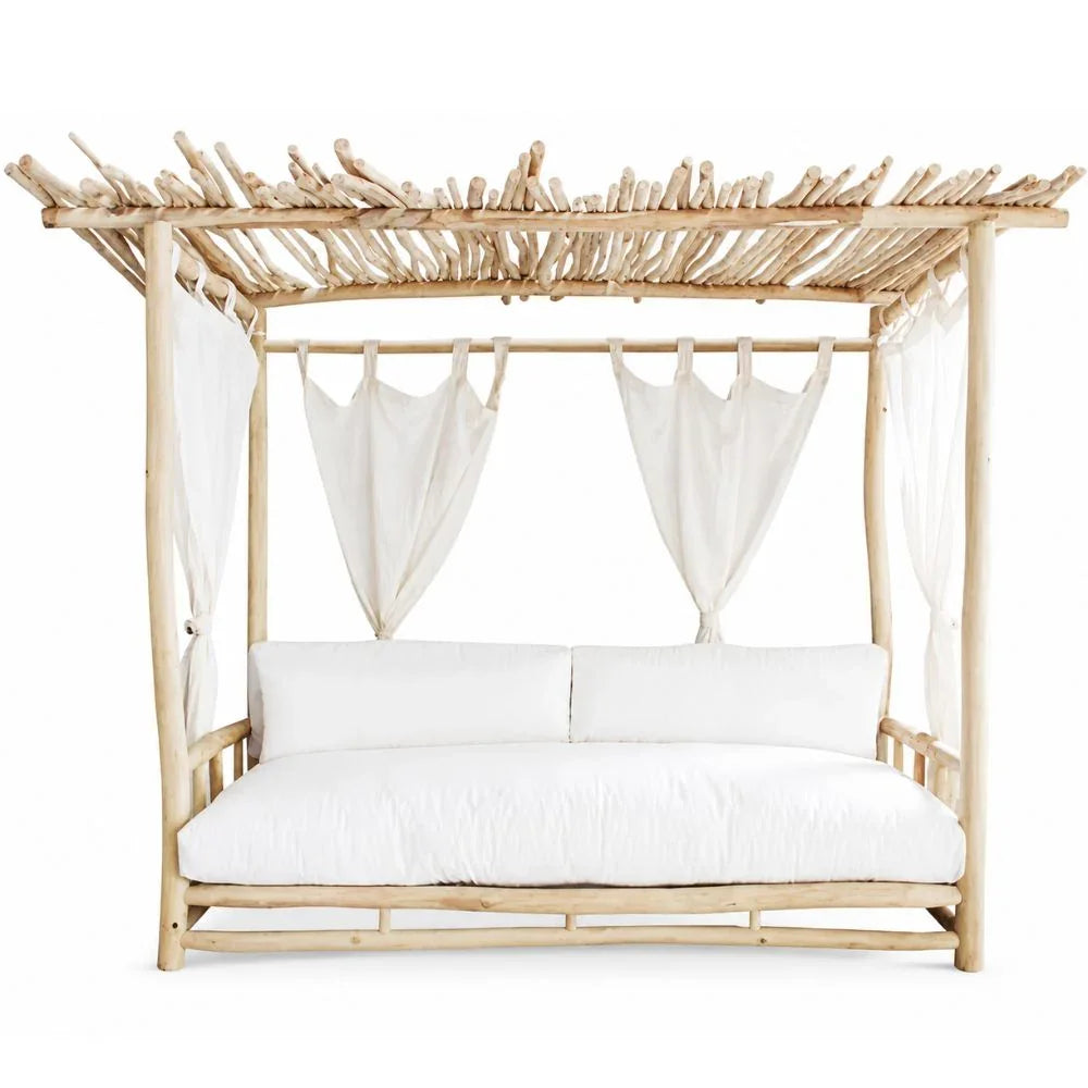 Natural Teak Outdoor Resort Daybed