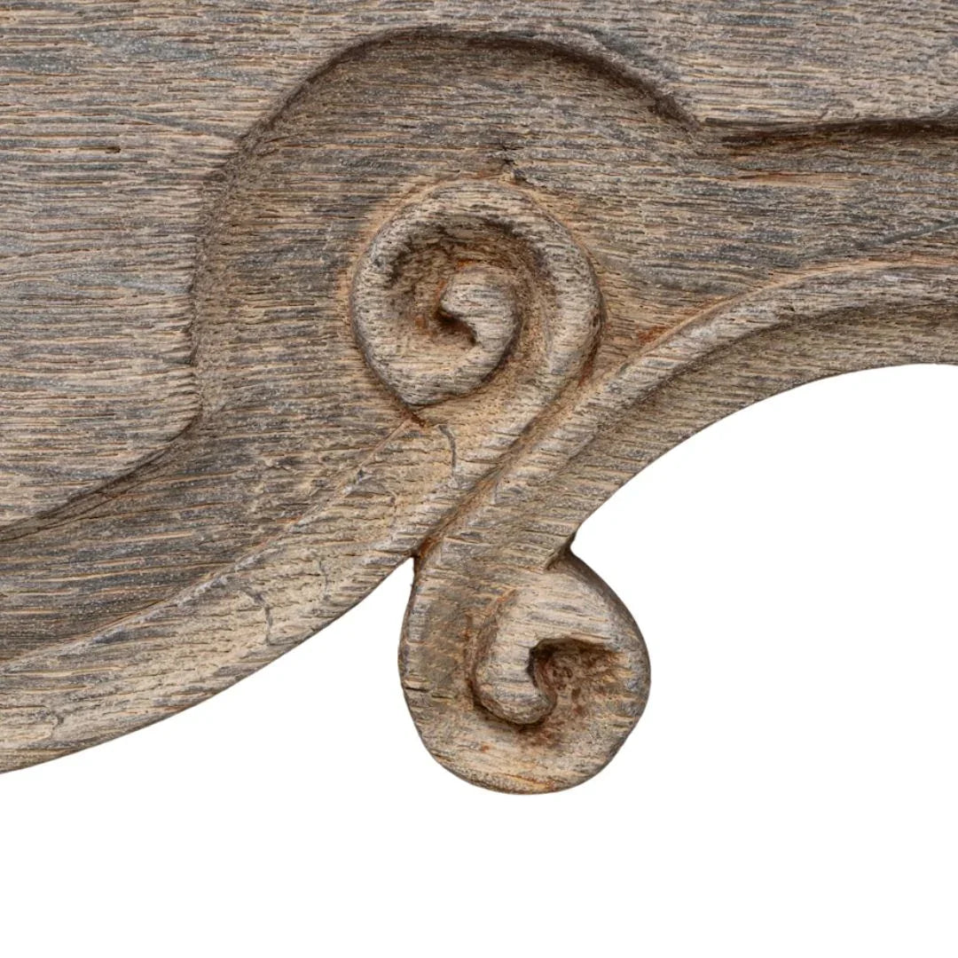 French Oak Buffet à Deux Corps with Blue Interiors, Circa 1820