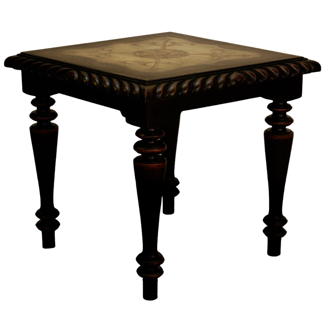 Spanish Painted Motif Accent Table