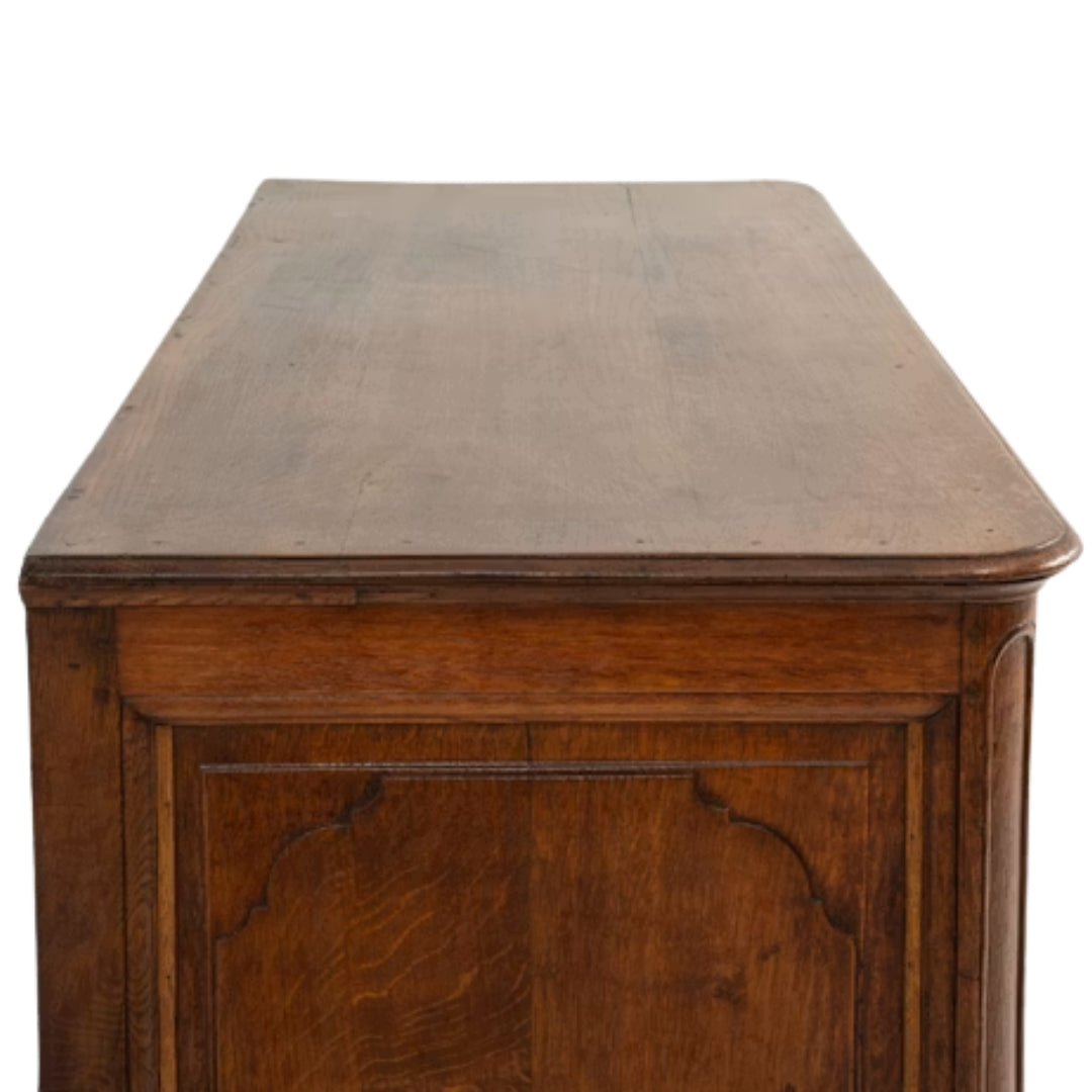 Louis XV French Walnut Commode Chest, Circa 1870