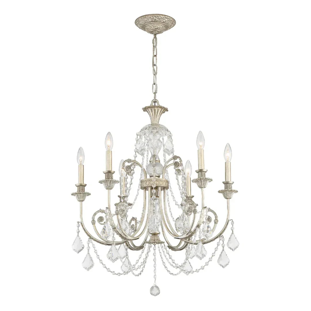 Olde Silver Vintage Chandelier